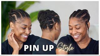 Low Maintenance Natural Hairstyle for the Work Week!