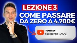  LEZIONE 3: Scopri come farti pagare mensilmente da YouTube