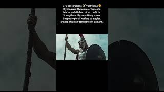 Thracians vs Illyrians 975 BC Balkan Tribal Raids #AncientBalkans