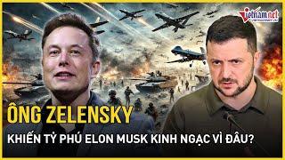 Tỷ phú Elon Musk kinh ngạc vì ông Zelensky | Báo VietNamNet