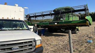 The Soybean Header Got DESTROYED - Harvest Field Repair