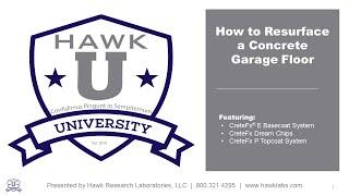 How to Resurface a Garage Floor Using the CreteFx Concrete Resurfacing System.