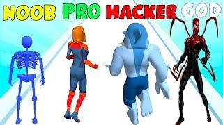 NOOB vs PRO vs HACKER vs GOD in SuperHero Pick 3D