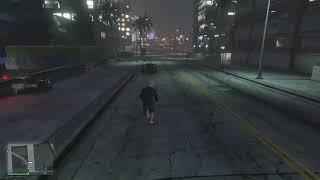 Cop Car Glitches Into Wall - GTA 5 Xbox One Glitch