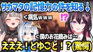 【ホロライブ】サカマタの記憶力の件や,かなたんのトイレ事情を知ったAZKiの反応「心配になる…(ガチトーン)」【切り抜き/AZKi/天音かなた/沙花叉クロヱ】