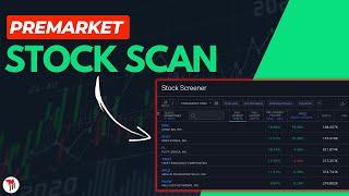 FINDING STOCKS TO DAY TRADE | How To Run A Premarket Stock Scan