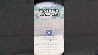 Shooting 300 to 1000 yards w/ 18” 223 AR15 SPR #longrangeshooting