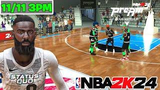 I Almost Broke The 3PT Record Vs Joe Knows Team NBA 2K24 Comp Pro Am