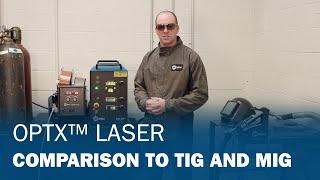 OptX™ Laser Comparison to TIG and MIG