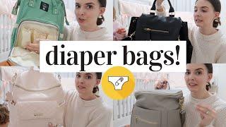 COMPARING POPULAR DIAPER BAGS | FAWN DESIGN, LULI BEBE, AMAZON, SKIP HOP