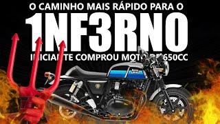 Iniciante comprou moto de 650cc - O Caminho Mais Rápido para o 1NF3RN0