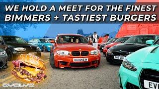 This is the Bimmers + Burgers meet at Evolve