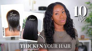 Tips I Swear By For THICKER Healthier Relaxed Hair | Relaxed Hair