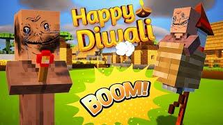 Minecraft ki Diwali  | Minecraft funny animation | B2 BoX |