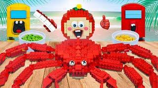 Ultimate LEGO Seafood Feast: Mukbang King Crab & Lobster for All | Stop Motion Cooking ASMR