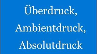 Überdruck