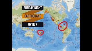 6.9 Eq Tonga 5.8 Eq Panama. 4.6 Eq Dominican Republic. Global Earthquake uptick. Sunday Night 8/25