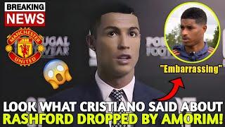 CRISTIANO RONALDO BREAKS HIS SILENCE ABOUT RASHFORD - MAN UNITED NEWS