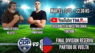 FINAL TORNERO CLAUSURA 2024 |DIVISION RESERVA | CDP vs CADCC