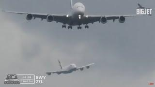 London Heathrow Airport 27L Overhead Arrivals