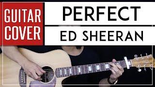 Perfect Guitar Cover Acoustic - Ed Sheeran + Onscreen Chords + Solo