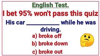 English Grammar Test ️ I bet 95% won't pass this English quiz.