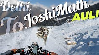 Delhi to Joshimath and Badrinath by Road on Bike  | Snow Bike Ride 2024 | ️ Bike Ride Part 1