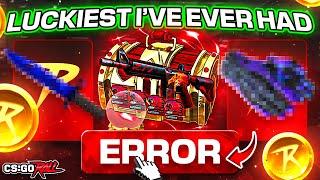 MY LUCKIEST VIDEO EVERY ON CSGOROLLING!?