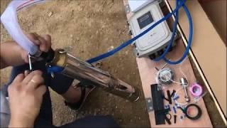 WBS SOLAR PUMP-Solar submersible pump installation video