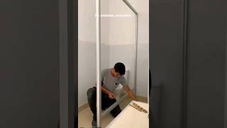 Armado de modulares para baños ️️ #melamina #work #carpenter #diy