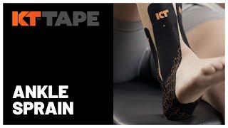 KT Tape: Ankle Sprain Taping | Athletic Tape for Ankle Pain