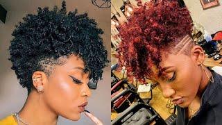 Stylish Tapered Cuts & Natural Haircuts for Black Women #hairstylesforblackwomen #bigchop