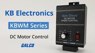 KB Electronics KBWM Series DC Motor Control