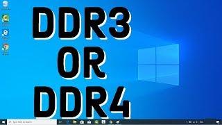 How to check the RAM type DDR3 or DDR4 in Windows 10