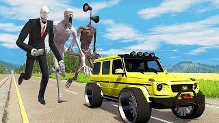 Escape From The Shy Guy (SCP-096), Slender Man, Siren Head - Beamng Drive | TrainWorld