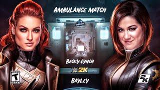 WWE Throwback Wilson: Becky Lynch vs Bayley | Epic Showdown [Ambulance Match] [Full Match]