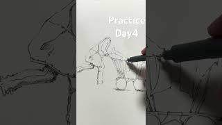 영화제목? 하루에 하나씩 인물연습 #practice 4 #펜화