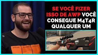 FALLEN ENSINOU UMA TÉCNICA DE AWP MUITO BOA (FALLEN - Flow Podcast #466) FlowPah Cortes