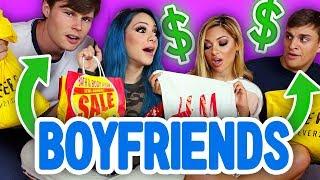 Boyfriends Buy Outfits for Girlfriends! The Shopping Challenge 2017! Niki and Gabi