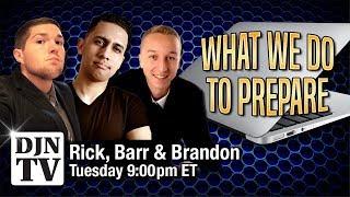 How Mobile DJs Prepare For Their Events with DJ Barr, Rick Web, and Brandon Havrilla | #DJNTV