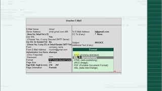 26  Tally Mailing  Export Excel Jpeg PDF HTML Xml  By Urs Ravi Telugu  Secunderabad