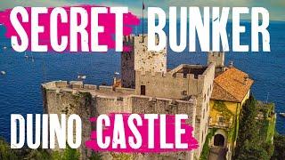 Duino Castle | Secret Bunker | Incredible 4K Drone View | Adriatic Sea | Italy