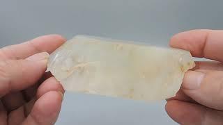 Gypsum var. selenite, double terminated - with inclusions from Lake Gilles, Australia – cabinet size