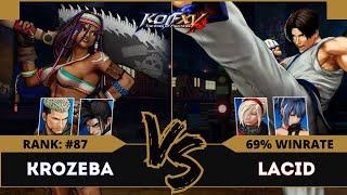 KOFXV⭐KROZEBA (Haohmaru/Goenitz/Darli) vs LACID (Ash/Kim/Leona)⭐Ranked Match - 06/24