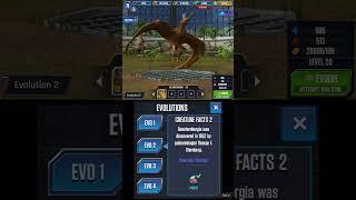 GEOSTERNBERGIA ALL EVOLUTION | Jurassic World The Game