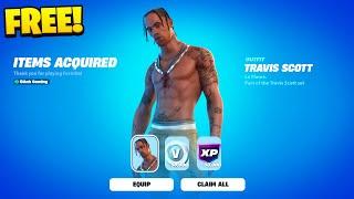 How to Get the TRAVIS SCOTT Skin for FREE in FORTNITE 2025!