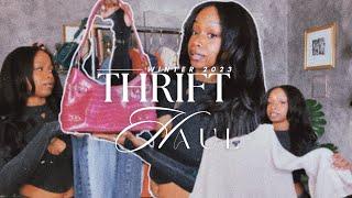 THRIFTING FASHION TRENDS 2023 | TRENDY WINTER WEAR HAUL