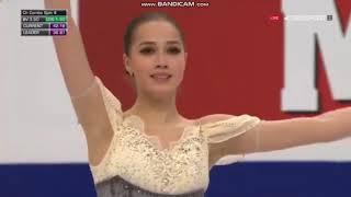 Alina Zagitova SP European Championships 2019 British Eurosport