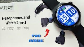 DATEOY DK56 2 IN 1 SMARTWATCH ( TWS inside )