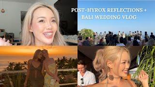 Don’t make this mistake that I did in Hyrox! Attended a wedding in Bali, should we get married here?